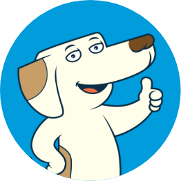 Hownd dog thumb up